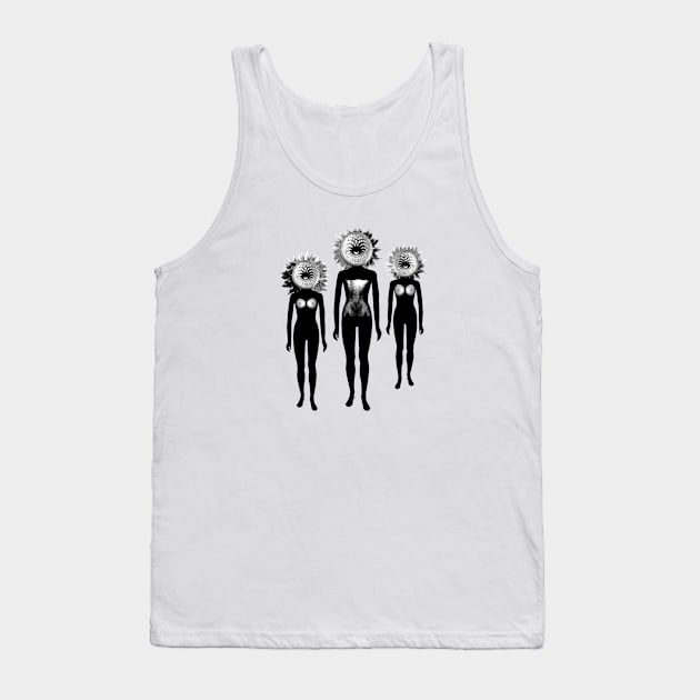 Xambuca Gestalt Screams Tank Top by DISSIMULATA DESIGNS BY XAMBUCA